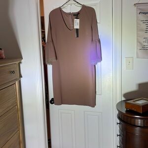 Mauve knee length dress